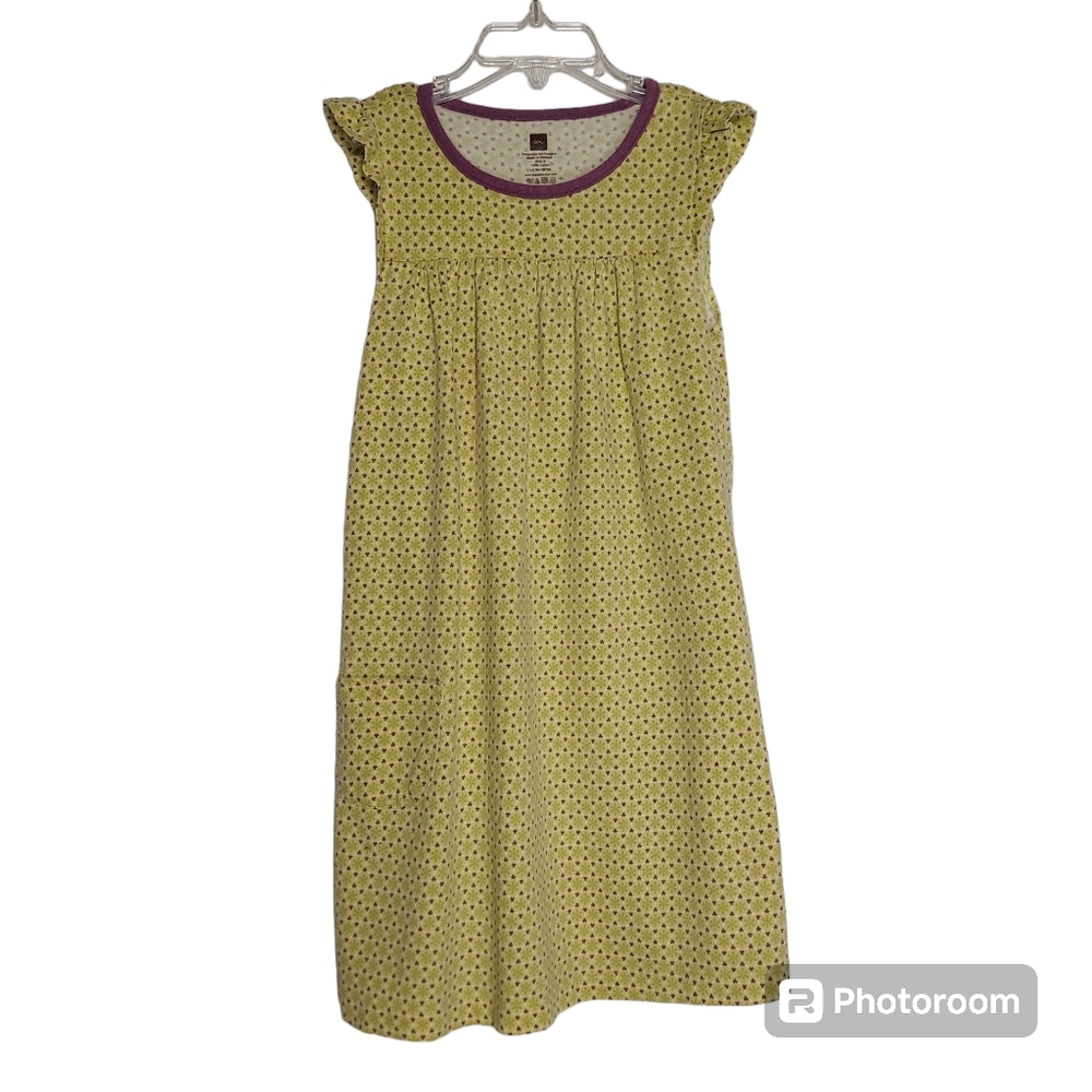 Yellow Floral Tea Collection Dress